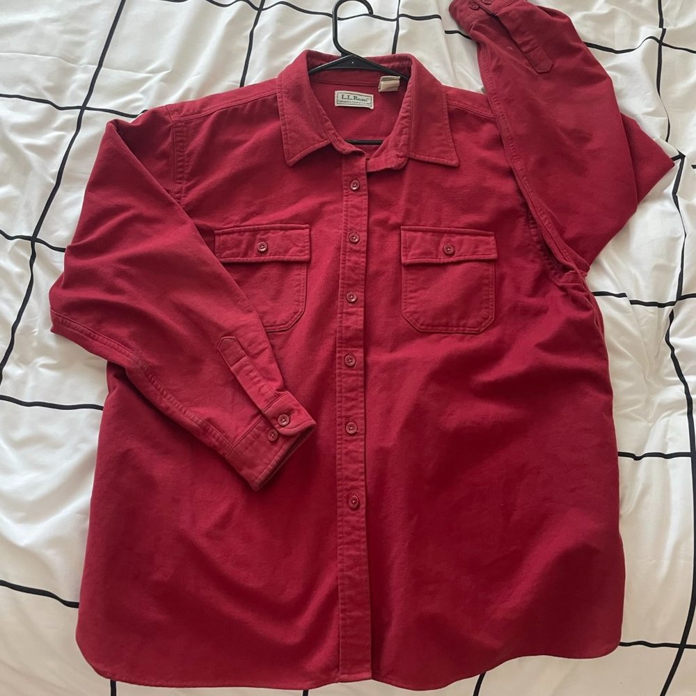 Vintage Women's L.L. Bean Chamois Shirt